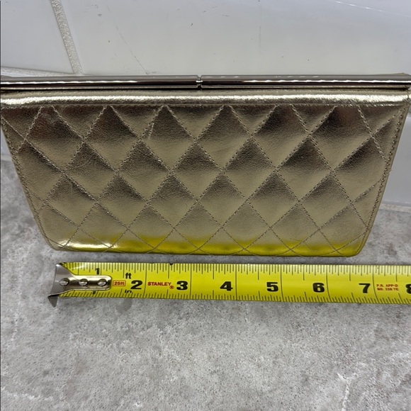 Rare Vintage Pratten Gold Quilted Women's Clutch. Excellent condition! - Picture 2 of 11